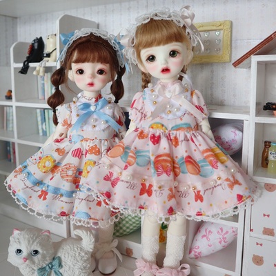 taobao agent 【ice cream cake】bjd1/6 points six -point baby jacket homemade suit spot cute dress
