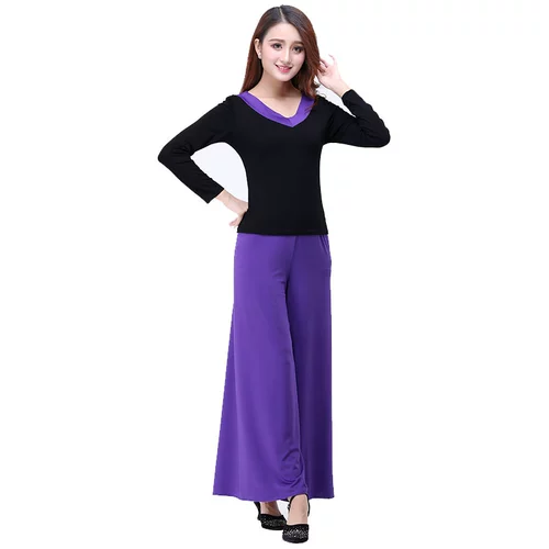 Танцующие черные штаны, мегафон, коллекция 2021, свободный крой, высокая талия