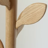 Дубовая вешалка из натурального дерева, скандинавский стиль