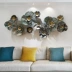 Trung Quốc hiện đại kim loại trang trí tường phòng khách sofa nền tường treo tường trang trí ánh sáng sang trọng sáng tạo sắt treo tường