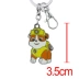 Animation xung quanh con chó sủa đội tuần tra đồ trang trí liên kết kim loại keychain phim hoạt hình phim hoạt hình cạnh ngoại vi đồ trang sức vòng cổ