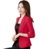Mùa xuân và mùa thu Hàn Quốc phiên bản mới mỏng nhỏ phù hợp với phụ nữ áo khoác ngắn phù hợp với dài- tay khí thường một nút đầu