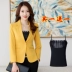 Mùa xuân và mùa thu Hàn Quốc phiên bản mới mỏng nhỏ phù hợp với phụ nữ áo khoác ngắn phù hợp với dài- tay khí thường một nút đầu vest nữ trung niên Business Suit