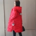 2017 mềm chị mùa đông của phụ nữ dày coat chống mùa của phụ nữ bông coat của phụ nữ phần dài Hàn Quốc phiên bản của xuống bông độn áo khoác áo phao nữ dáng suông Bông