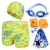 Trẻ em bé sơ sinh khô nhanh bơi lội bơi kính bơi mũ phù hợp với trẻ em cậu bé lớn dễ thương thời trang đồ bơi áo trẻ em Đồ bơi trẻ em