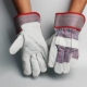 Găng tay hàn full da bò ngắn thợ hàn chống đâm xử lý bảo vệ bền Găng tay dài bảo hiểm lao động chống hở dây cách điện