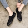 Giày vải nam màu đen thoáng khí bàn đạp thông thường cũ Giày vải Bắc Kinh nam giới phiên bản Hàn Quốc của xu hướng giày lười khử mùi giày sport