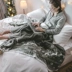 Nordic Giáng sinh tuyết nai sừng tấm mềm chân chăn dệt kim của sofa giường được trang trí phòng ngủ chăn khăn choàng chăn che chăn giải trí - Ném / Chăn chăn lông cừu xịn Ném / Chăn
