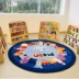 Trung tâm giáo dục mầm non thảm tròn giặt tùy chỉnh thư chống trượt thư viện trẻ em khu vực đọc góc mat - Thảm