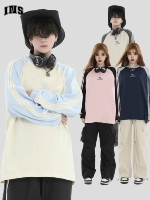 INSstudios Ретро лонгслив для влюбленных, футболка