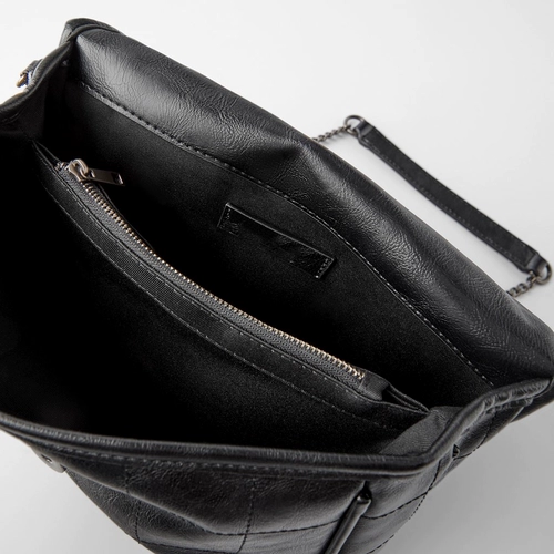 Летняя черная вместительная и большая цепь, сумка на одно плечо, небольшая сумка