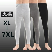 Của nam giới cộng với phân bón XL quần phần mỏng cotton ấm quần mảnh duy nhất quần màu rắn stretch cao eo xà cạp