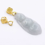 Серебряная подвеска, застежка из нефрита, аксессуар, универсальное ожерелье, аксессуары