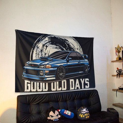 Подвесная ткань гобелен JDM Impreza Lion Modication Store Store Dormitory Gaming спальня Реконструкция ткани для кровать настенную ткань стен