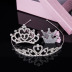 Trẻ em Hàn Quốc mũ món quà sinh nhật thiết lập công chúa vương miện rhinestone vương miện headband cô gái kẹp tóc chải tóc phụ kiện tóc Phụ kiện tóc