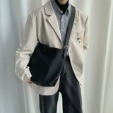 Трендовая сумка через плечо для отдыха, вместительная и большая сумка на одно плечо, в британском стиле, в корейском стиле