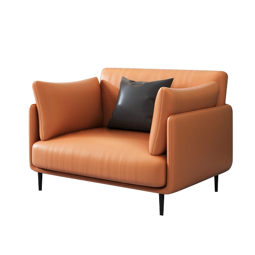 Современный диван, оранжевые румяна для отдыха, легкий роскошный стиль, популярно в интернете