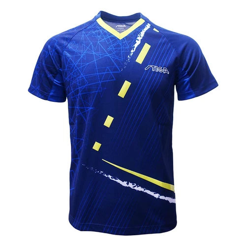 Форма для настольного тенниса, комплект, спортивный костюм, футболка, коллекция 2021, короткий рукав