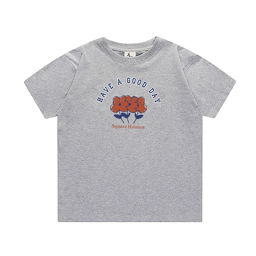 Летняя оригинальная дизайнерская брендовая хлопковая футболка с коротким рукавом для влюбленных, в цветочек