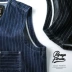 Áo vest mùa thu đông nam size lớn nguyên bản 2018 phiên bản Nhật Bản của bộ đồ denim mỏng denim denim vest sọc vest nam quần áo nam Cao bồi