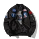 áo phao bomber nam Phi hành gia chung của NASA mùa thu và mùa đông áo khoác dày của Không quân Áo khoác phi công nam và nữ cặp đôi quần áo bông bóng chày rời áo khoác nỉ nam