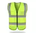 Áo phản quang an toàn giao thông Dây đeo áo phản quang áo vệ sinh quần áo bảo hộ lao động ban đêm công trường in màu xanh lá cây áo phản quang đi phượt 