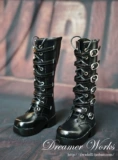 BJD/SD 3 -point 4 -point Doll Shoes Multi -Det Punk Boot 1/4,1/3