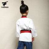 Детская летняя одежда для тхэквондо подходит для мужчин и женщин для тренировок, длинный рукав