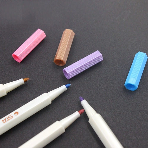 Металлическая кисть, цифровая ручка, комплект, украшение, многоцветный милый фотоальбом, планировщик, граффити