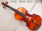 Профессиональная скрипка из натурального дерева для школьников для взрослых для начинающих, «сделай сам», масштаб 1:10