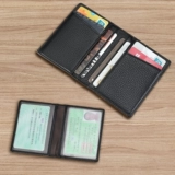 Ультратонкий маленький универсальный картхолдер для водительских прав, чехол, из натуральной кожи