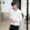 Mùa hè màu rắn dài tay áo sơ mi nam Hàn Quốc phiên bản của tự trồng trọt thanh niên phần mỏng áo sơ mi màu đen và trắng thủy triều của nam giới quần áo làm việc