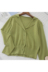 1448 # Áo sơ mi nữ Ocean Ocean Nút áo len dệt kim màu đỏ áo cardigan len Áo len cổ chữ V