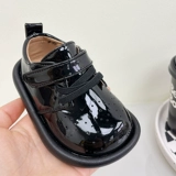 Детская обувь для раннего возраста в английском стиле для кожаной обуви для мальчиков для отдыха, осенняя, мягкая подошва, в британском стиле