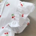 Váy bé gái bay tay 2019 hè mới thiếu nhi bé Hàn Quốc in váy cotton anh đào - Váy