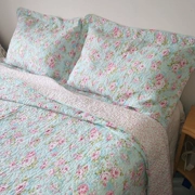 Khăn trải giường kiểu châu Âu được giặt bằng vải bông ba mảnh trải giường bằng vải bông - Trải giường