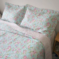 Khăn trải giường kiểu châu Âu được giặt bằng vải bông ba mảnh trải giường bằng vải bông - Trải giường drap trải giường