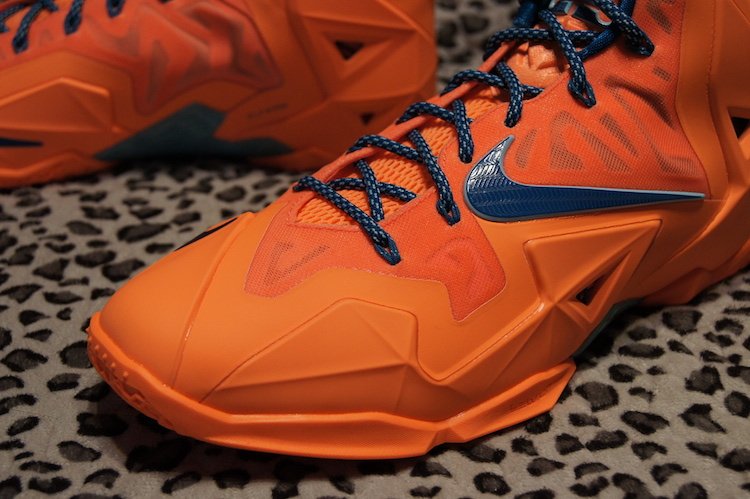 lebron 11 lbj11 hardwood classic 熔岩 45码 1190