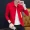 Nhanh tay người đàn ông màu đỏ với slim jacket nam Hàn Quốc phiên bản của xu hướng đồng phục bóng chày áo khoác mùa xuân tinh thần boy jeans dice áo khoác jean nam