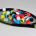 GUIDE TAAN vợt tennis nhỏ chùm vòng cố định tay nhựa nhựa chùm vòng xử lý phụ kiện mười Quần vợt