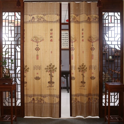 rèm cửa rèm tre rèm con lăn rèm gấp phong cách Trung Quốc phân vùng che nắng cửa hàng cửa lưới chống muỗi cửa trượt Rèm cuốn