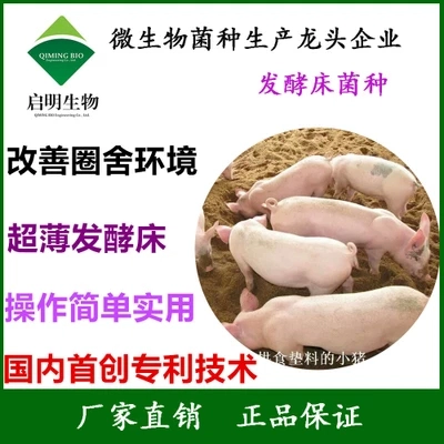 Qiming Bio -Raising Chicken, свинья, крупный рогатый скот, овца, змея, ферментация бактерий ультра -тростниковая активация на месте. Выделение ферментационного пласта