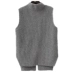 Mùa thu và mùa đông Phiên bản Hàn Quốc của gió đại học không tay cao cổ cashmere đan vest nữ hoang dã chia rẽ ngã ba áo len thủy triều Áo vest