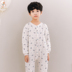 Chăn bông màu gấu quần áo cotton trẻ em jumpsuit nam 2 cô gái mùa thu và mùa đông 3-5 tuổi bé 6 bộ đồ ngủ trẻ em áo liền quần cho bé an toàn Áo liền quần