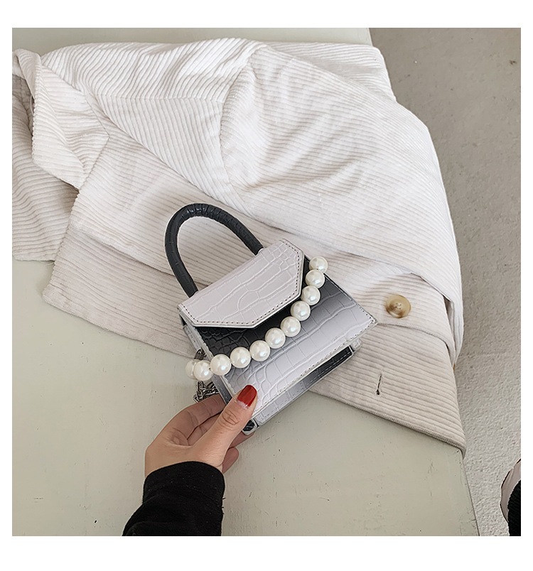White2021 summer new pattern Advanced sense this year popular Gradients Inclined shoulder bag