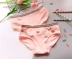 Quần lót nữ cotton màu rắn thấp eo sexy phim hoạt hình in bông tóm tắt tập tin đồ lót dễ thương Vòng eo thấp