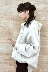 Ca sĩ Huachen Yuhuahua sao với cùng một đoạn trùm đầu áo len thời trang lỏng giản dị áo sơ mi triều bông mùa xuân và mùa hè phong cách mới áo hoodie loang màu Áo len