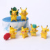 Trang trí bánh Pikachu 6 đồ chơi Pikachu văn phòng trang trí cảnh trang trí siêu dễ thương hơn Kaqiu - Trang trí nội thất phụ kiện trang trí bàn làm việc Trang trí nội thất