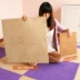 Squares thảm khảm có thể được cắt cửa hàng lint-miễn phí cho mảnh da lộn phòng ngủ thảm thảm sàn bọt cho trẻ em - Thảm Thảm