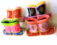 Маленькие двойные ботинки высотой 6,5 см